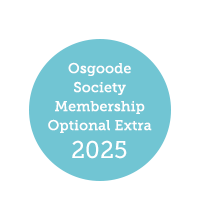 Osgoode Society Official Membership Optional Extra 2025 Badge