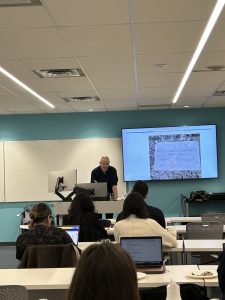 Editor-in-Chief Jim Phillips speaking at the Lincoln Alexander Law School.