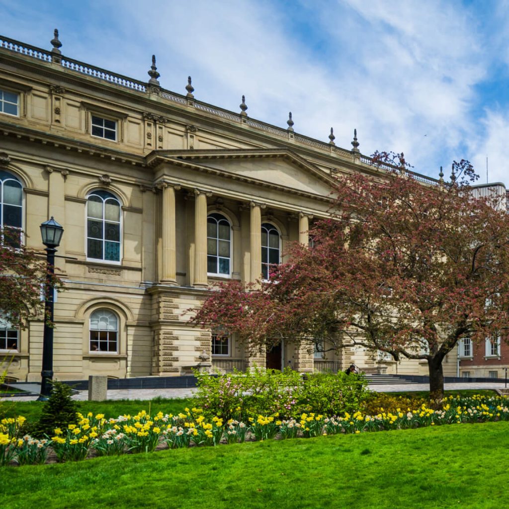 The Osgoode Society Building exterior with greenery